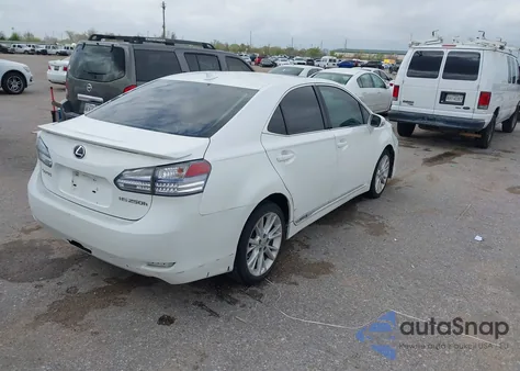 2010 Lexus Hs 250H Premium z USA, uszkodzony, nr VIN JTHBB1BA2A2002643
